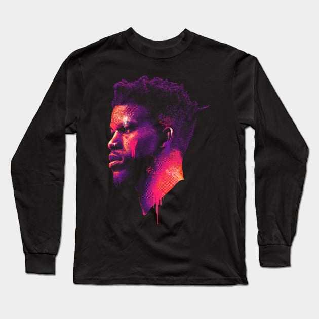 Jimmy Butler Long Sleeve T-Shirt by lazartemarjun